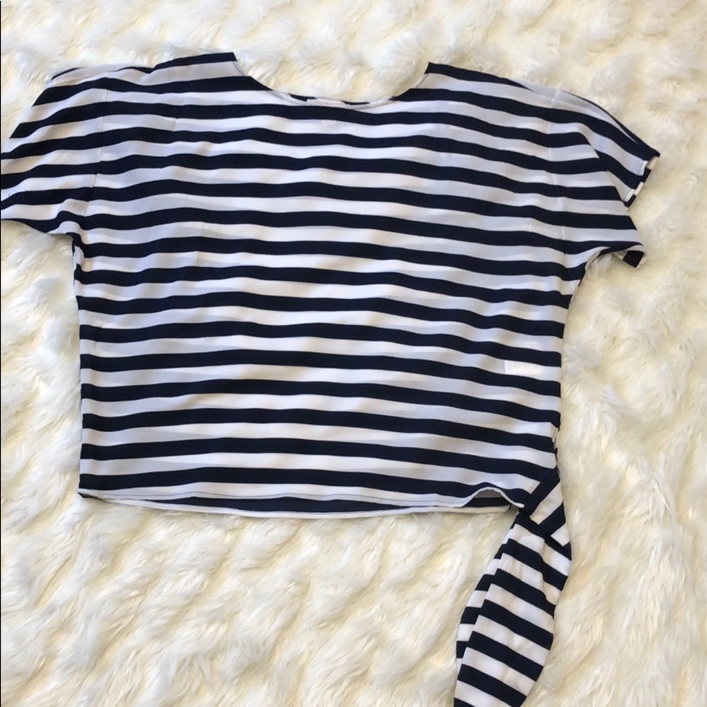 Michael Kors side tie blouse